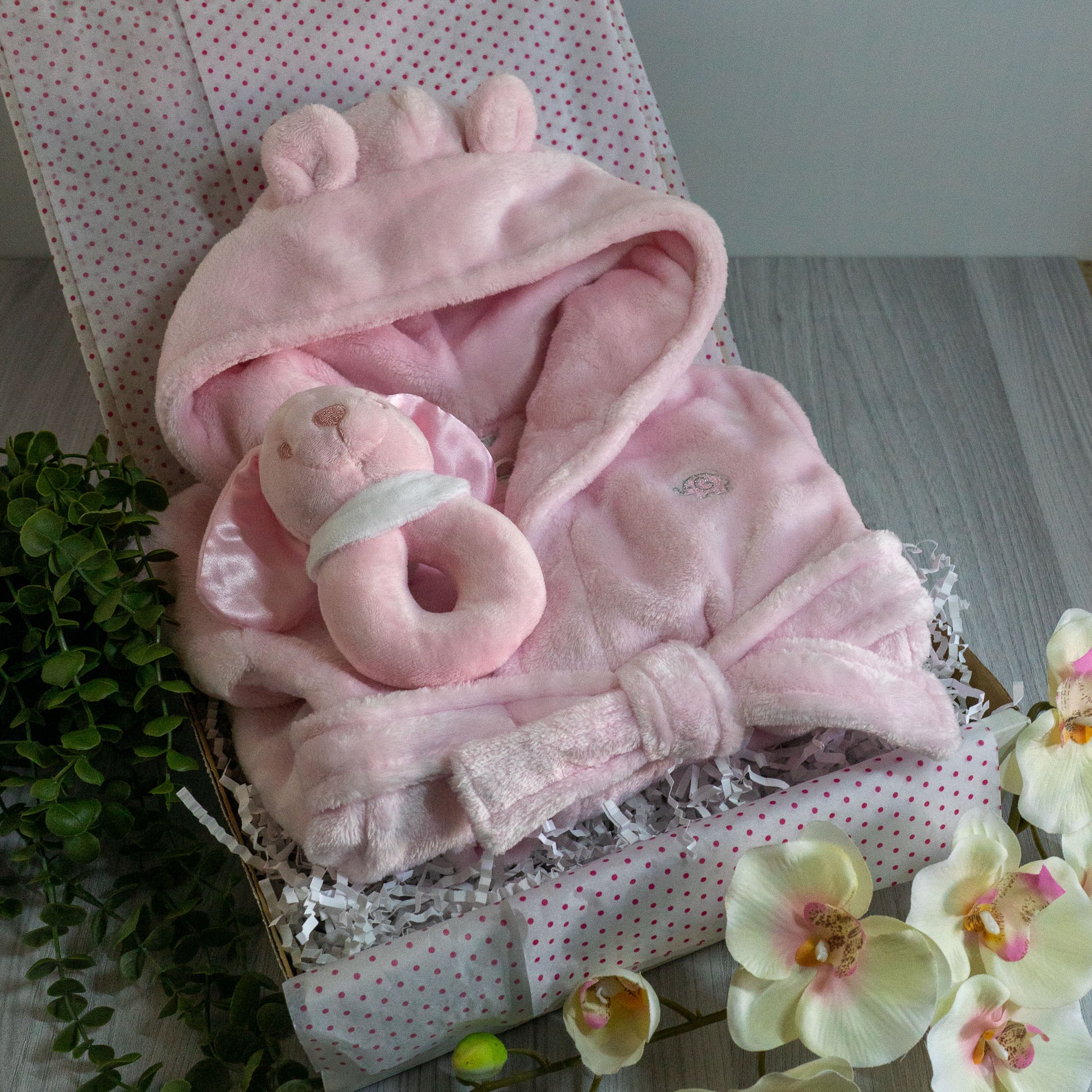 Buy Babies Personalised Unisex Teddy Bear Ear Super Soft Dressing Gown  Online in India - Etsy